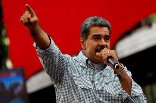 Venezuelan President Nicolas Maduro .